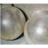 Image 2 : Pair of Round Globes, These round globes measure 6" in diameter and take a 3.25" fitter. They a...