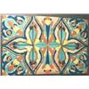 Image 5 : Tudor Potteries California tile set, Wonderful and colorful set of 6 tiles by Tudor Potteries o...