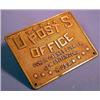 Image 1 : USPS Bronze Plaque Corbin Cabinet Lock Co., Bronze plaque from a United States Post Office deco...