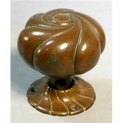 Muffin Knob with Rosette, Very hard to find entry size "muffin" with original rosette. Perfect...