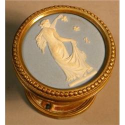 Yale "Wedgwood" Knob, This is a prototype knob made by Yale Lock Company around 1900 in an atte...