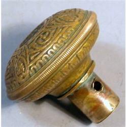 Unusual Sunken Center Knob, Very unusual and scarce sunken center passage knob in a strong Neo-...