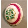 Image 3 : Early Decorated Porcelain Knob, Rare and significant white porcelain passage knob c 1860s with...