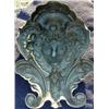 Image 3 : Figural Tin Architectural Element, Fine and large stamped tin architectural element of a female...
