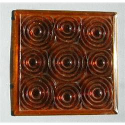 Addison Glass Tile, Unusual glass tile by the Addison Glass Company, Addison, NY, c 1890. The a...