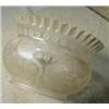 Image 1 : Ruffle Top Gas Shade, Very desirable ruffle edge gas shade with a 5" fitter, 7.75" diameter, an...