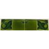 Image 1 : Art Nouveau - 4 Tile Set, This is a set of four Art Nouveau tiles. Each tile is 6" square, ca....