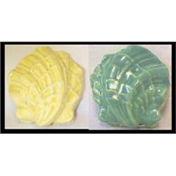 Rookwood Pottery Architectural Shells, Made by Rookwood Pottery of Cincinnati, Ohio, these shel...