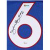 Image 2 : Julius Erving Signed Sixers Throwback Jersey Inscribed "Dr J" (JSA COA)