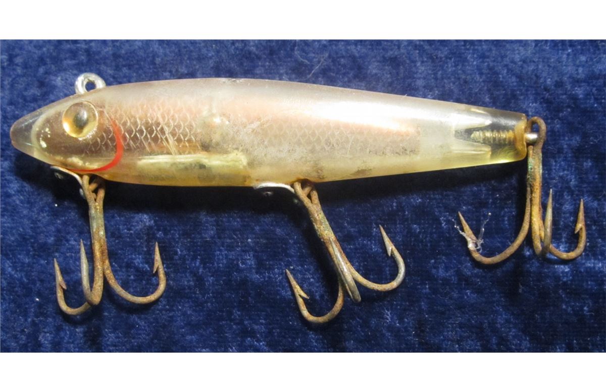 36. Rapala Style Fishing Lure. Translucent. Triple Treble hooks.
