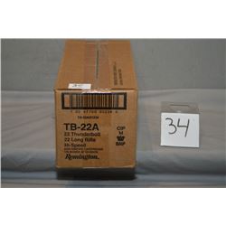 Case Lot : 5000 Rnds Remington Thunderbolt .22 LR 40 Grain New Ammo