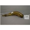Image 1 : Antique Powder Horn w/ brass fill & end cap