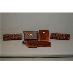 Tray Lot : Smith & Wesson Model 629 leather holster Triple K appears good - New Triple K leather car
