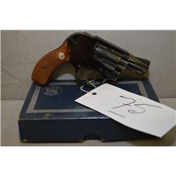 Smith & Wesson Model 49 Body Guard .38 Spec cal 5 shot Revolver w/ 51 mm bbl [ blued finish, few mar