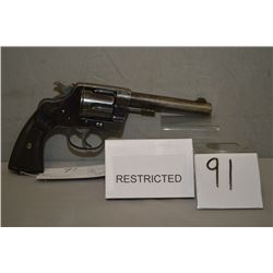 Colt Model New Service .455 Eley Cal 6 Shot Double Action Revolver w/ 140 mm bbl [ blued finish, sho