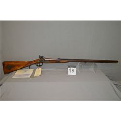 Robert Hughes 14/40 Bore Percussion Cape Gun w/ 29.5" barrels fine twist pattern in Chocolate colors