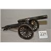 Image 1 : Spanish Style Iron Scale Model of Cannon , approx. 12 Bore, single trail, working condition - No PAL