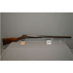 Janssen & Sons & Co. Model Side By Side Hammer .12 Ga Break Action Shotgun w/ 30" fine Damascus barr