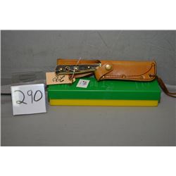 Puma White Hunter Hunting Knife w/sheath, in orig box