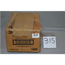 Case Lot : 20 Boxes ( 50 rnds per ) 1000 Rnds Federal American Eagle .9 MM Luger cal 147 Gr FMJ Flat