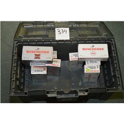 Grey Plano Box : 6 Boxes ( 50 rds) Win .44 S & W Spec cal 240 Gr ammo - 5 Boxes ( 50 rds) Win .44 Re