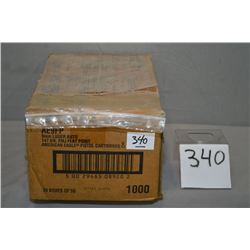 Case Lot : 20 Boxes ( 50 rds per ) 1000 Rds Federal American Eagle .9 MM Luger cal 147 Gr Full Metal