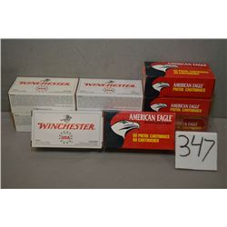 Box Lot : 4 Boxes ( 50 rnds ) American Eagle .38 Spec cal ammo - 2 Boxes ( 50 rds) .38 Win cal 125 G