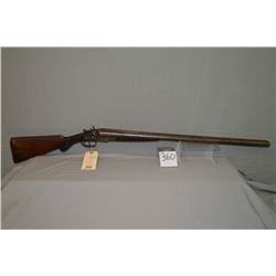 Clabrough & Johnstone Model Birmingham .12 Ga Side By Side Hammer Shotgun [ fading blue Damascus pat