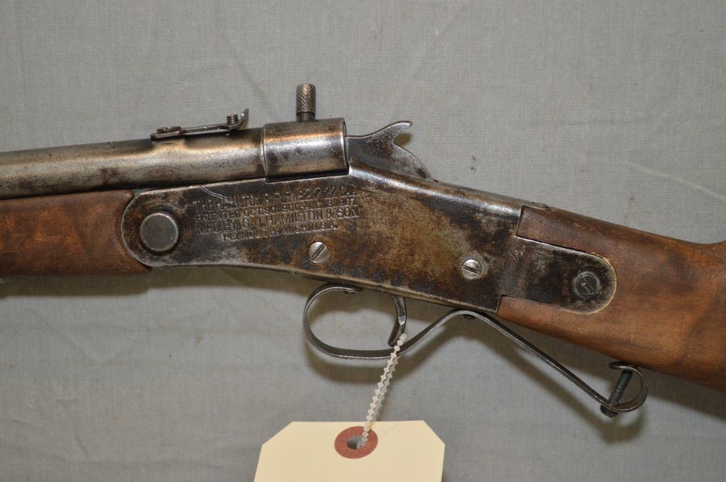 The Hamilton Rifle Model No.27 .22 cal Single Shot Break Action Rifle w ...