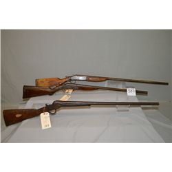 Lot of Three Firearms ( Poor Condition ) : Excel Single Shot .12 Ga Shotgun w/36" bbl [ blue turned 