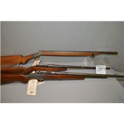 Lot of Three Firearms : Deutsche Werke Model 1 .22 LR cal Tip Up Rifle w/ 19" bbl [ traces of patchy