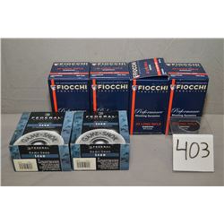 Box Lot : 4 Bricks ( 500 rds per ) Fiocchi .22 LR cal Subsonic Ammo - 2 Boxes ( 25 rnds ) Federal .1