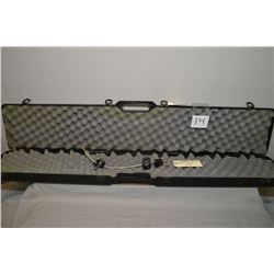 Hoppes Foam Lined Black Plastic Luggage Style Gun Case [ w/ 2 Master trigger locks keys the same, & 