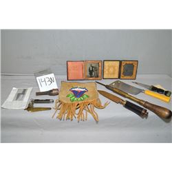 Tray Lot : C.8 Scotland, Ghian Dubh ( Black Knife) J.Nowill & Sons Skean - Dhu Sheffield, G. Britian