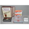 Image 1 : Tray Lot : Approx 80 Rnds .308 cal Ammo in five boxes - Four Volume Set - Books " America's Premier 