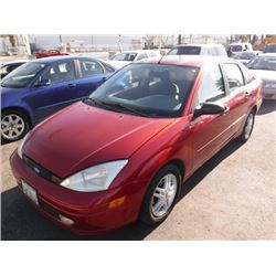 00 Ford Focus 4 Dr  Sedan - T - `DRIVE
