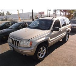 01 Jeep Grand Cherokee 2WD 4dr SUV - T - `DRIVE