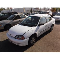 00 Chevrolet Metro 4 Dr  Sedan - T - `DRIVE