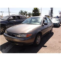 01 Ford Escort 4 Dr STD Sedan - OT - `DRIVE