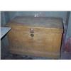 Image 1 : A PINE FREE STANDING LARDER, 19th CENTURY, with lead liner on turned legs., £50/100...