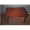 Image 1 : A MAHOGANY BIDET STAND, 19th CENTURY, fitted with a white pottery bowl, 62cms wide, £100/150...