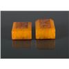 Image 2 : Two Pieces of Tianhuang Stone Square Seal w/ Case