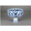 Image 2 : Chinese Ming Style BW Porcelain Stem Cup