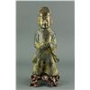 Image 1 : Chinese Rare Gilt Metal Figure Tang Period