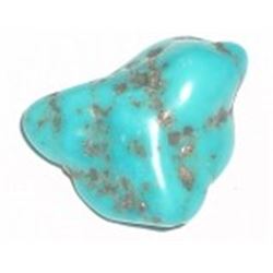 BEAUTIFUL 34.5 CARAT TURQUOISE PIECE *LARGE* POLISHED STONE!! STONE CAME OUT OF ESTATE SAFE!!