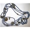 Image 1 : Vintage Blue Beaded with Pendants Necklace