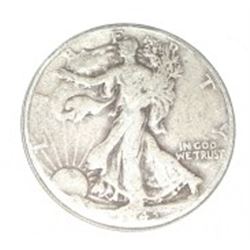 1943-D SILVER WALKING LIBERTY HALF DOLLAR *NICE EARLY SILVER US COIN*!! COIN CAME OUT OF SAFE!!