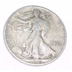 1943 SILVER WALKING LIBERTY HALF DOLLAR *NICE EARLY SILVER US COIN*!! COIN CAME OUT OF SAFE!!