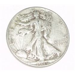 1946 SILVER WALKING LIBERTY HALF DOLLAR *NICE EARLY SILVER US COIN*!! COIN CAME OUT OF SAFE!!