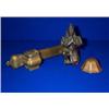 Image 1 : A MISCELLANEOUS LOT comprising; a Persian dagger, a middle eastern brass scribes pen holder and i...